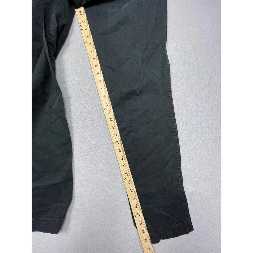 GAP Essential Khaki Slim Cotton Blend Black 32x32 Mens